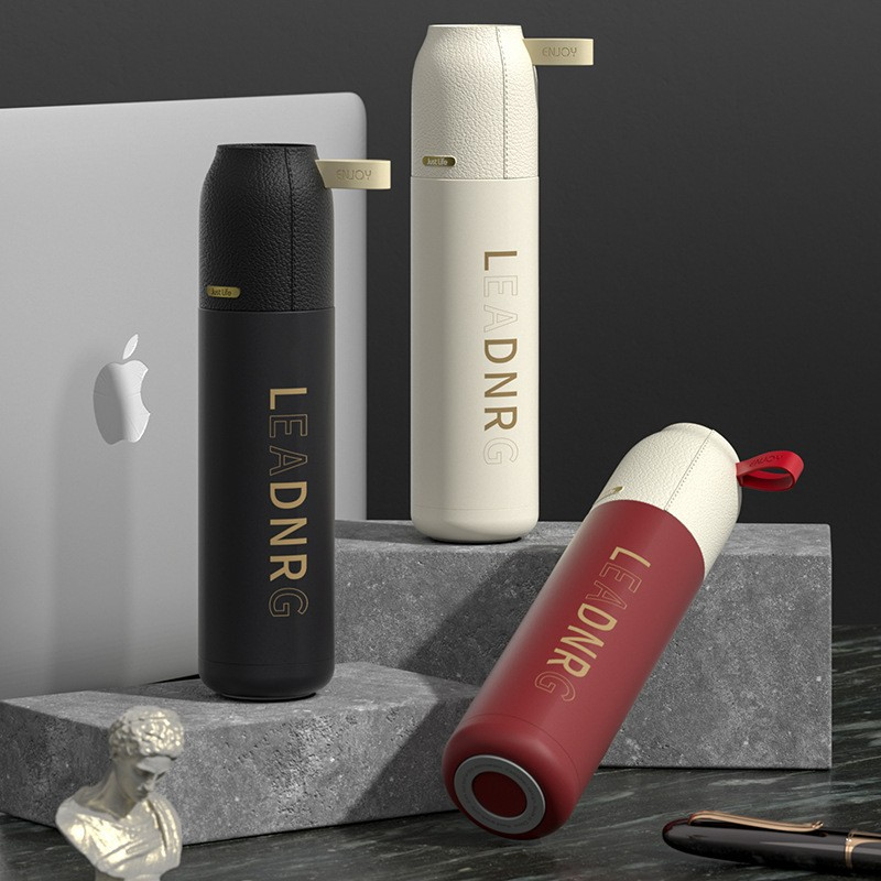 530ml 304 stainless steel insulated cup with high appearance, portable handle, business water cup, advertising gift cup