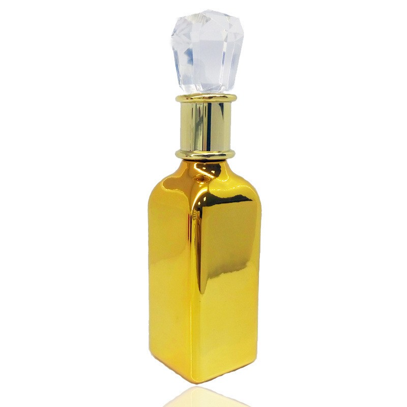 100ml electroplating multi-color square perfume glass bottle, high white material, high-grade fragrance, empty bottle, acrylic cap, anodized cap