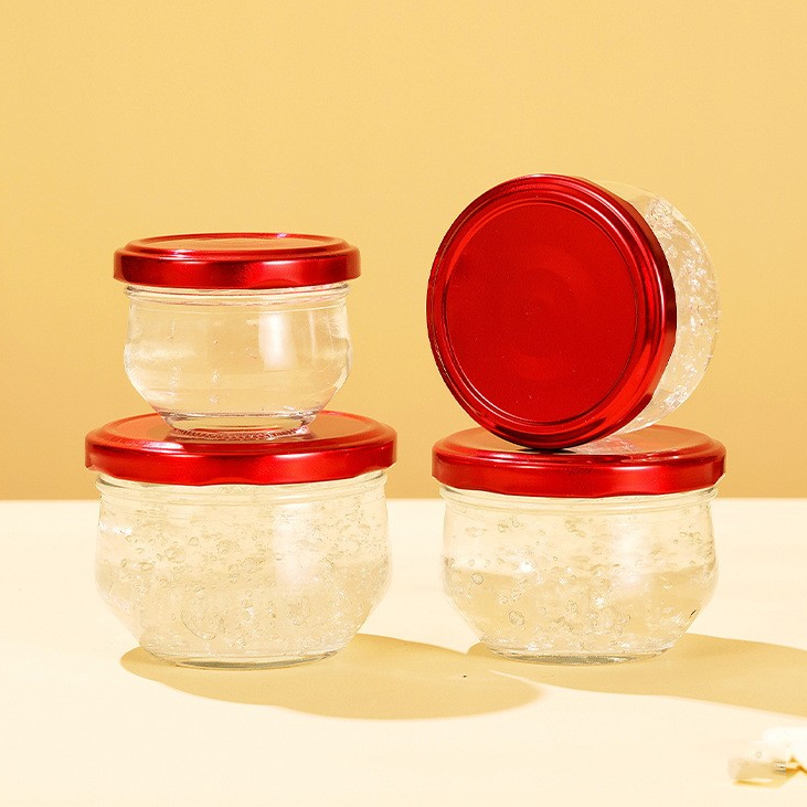100ml bird's nest sorting bottle, steaming bottle, heat-resistant glass bottle, food grade sealed small jar, fresh stew empty bottle, jam bottle