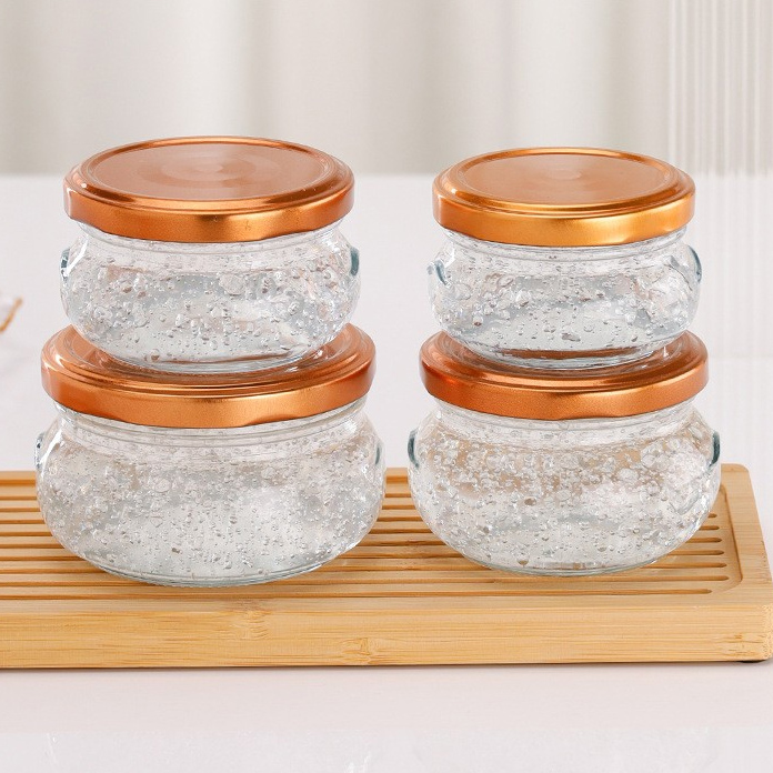 100ml bird's nest sorting bottle can be steamed and boiled at home. High temperature resistant glass empty bottle bird's nest cup can be stewed and boiled. Glue bottle seal can smooth