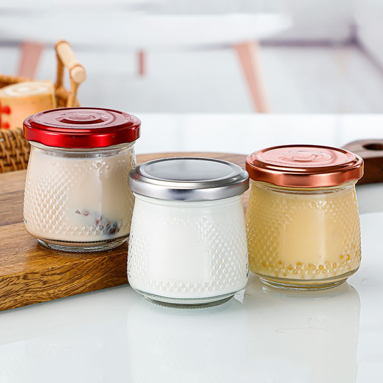 280ml Wholesale High Temperature Resistant Steaming and Cooking Fresh Stewed Bird's Nest Bottles, Instant Flower Glue Bottles, Transparent Glass Bottles, Honey Bottles, Jam Bottles, Candy Bottles, Storage Jars