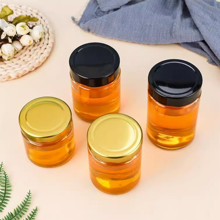 380ml Glass sealed jar, food grade high cap jar, empty bottle, chili sauce, honey jam special bottle
