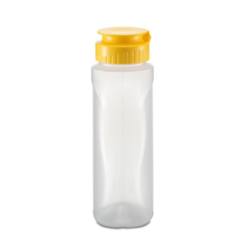 Wholesale food-grade 270ML/280ML/290MLtransparent high-temperature resistant PP bottles, squeeze-type plastic packaging bottles, sauce squeeze bottles, salad bottles