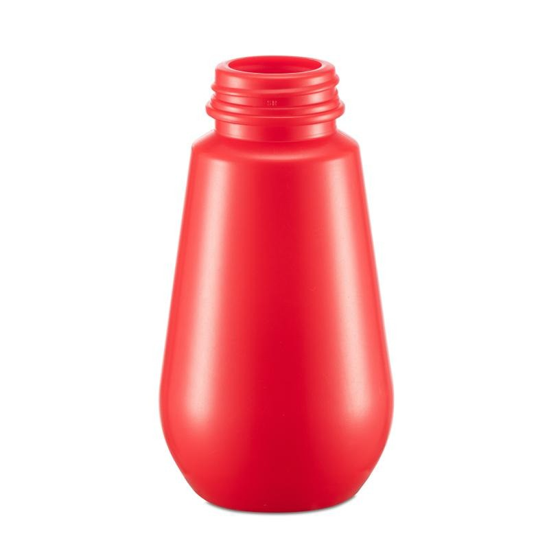 Customizable food-grade Red LDPE plastic tip bottles, sauce bottles, plastic squeeze sauce bottles