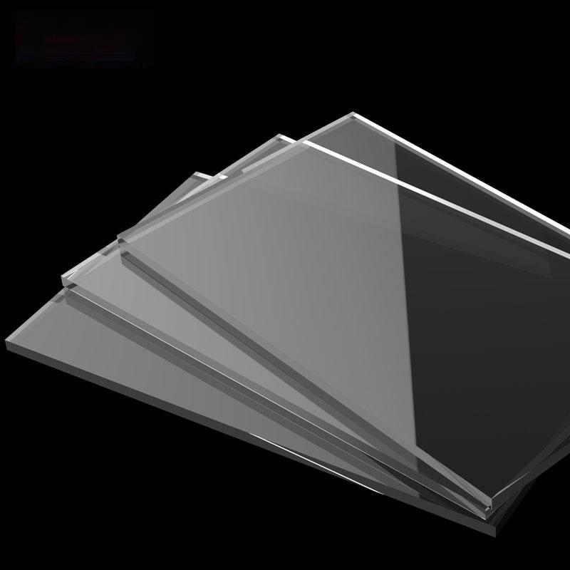 Customized shaped laser cutting, engraving, punching, bending and printing logo on transparent acrylic board