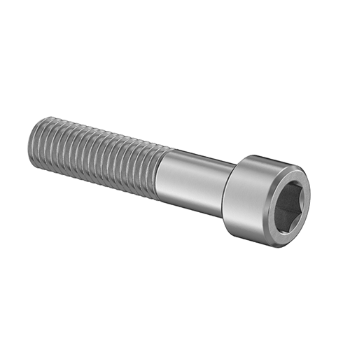 Blue-Dyed Zinc-Plated Alloy Steel Socket Head Screw, M6 x 1 mm Thread, 35 mm Long 91502A171