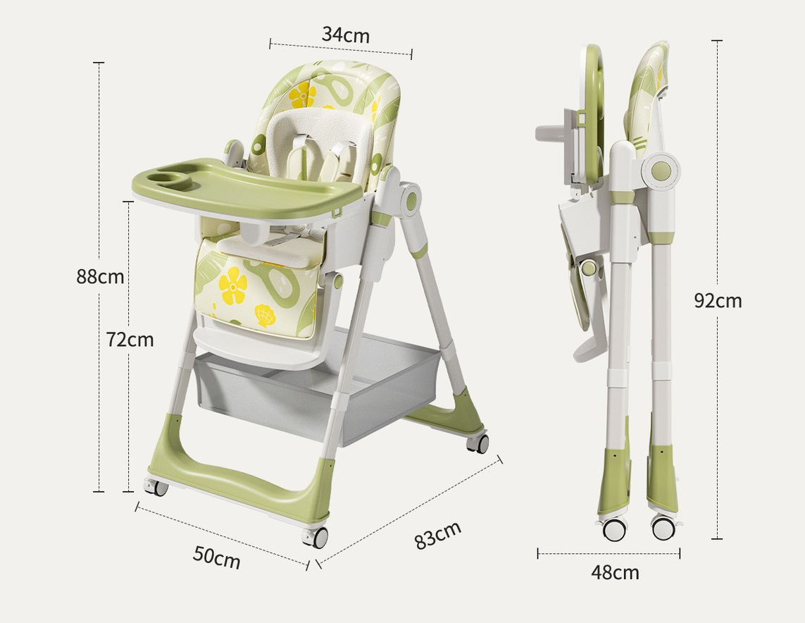 MH859 MH859 Baby High Chair Baby Multi-Function Kids Chair Connection Convenient Plastic Baby Eating Chairs Multi-function
