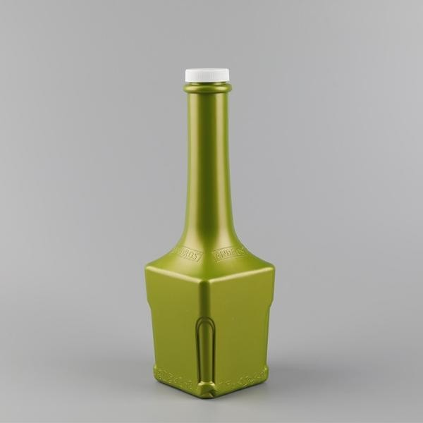 1000ml large capacity HDPE light proof juice beverage bottle plastic packaging bottle batch 1L high barrier