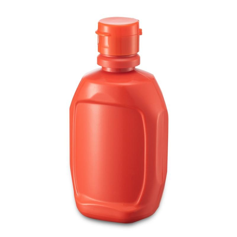 View:PP bottle 300ml red seasoning bottle tomato sauce squeeze bottle plastic packaging bottle kitchen sauce bottle