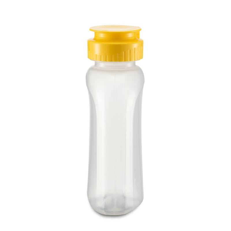 PP bottle transparent 250ml plastic packaging product sauce bottle plastic bottle empty squeeze sauce bottle