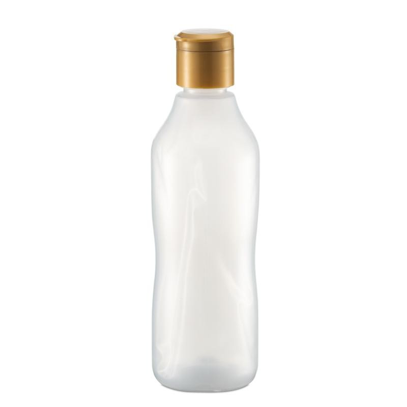 Multi layer high barrier PP 450ml fresh-keeping bottle with one-way valve for squeezing sauce and oil bottle