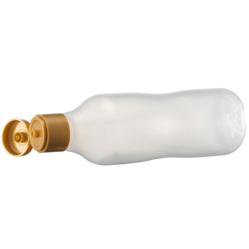 Multi layer high barrier PP 450ml fresh-keeping bottle with one-way valve for squeezing sauce and oil bottle
