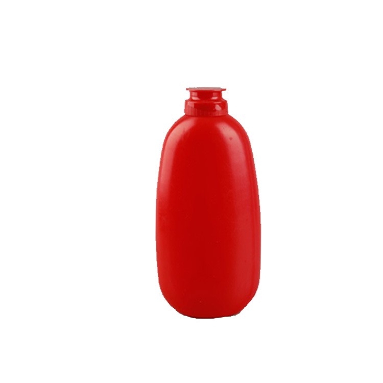 Customizable 780ml food grade PP bottle, multi-layer red kitchen sauce bottle, tomato sauce salad dressing squeeze bottle