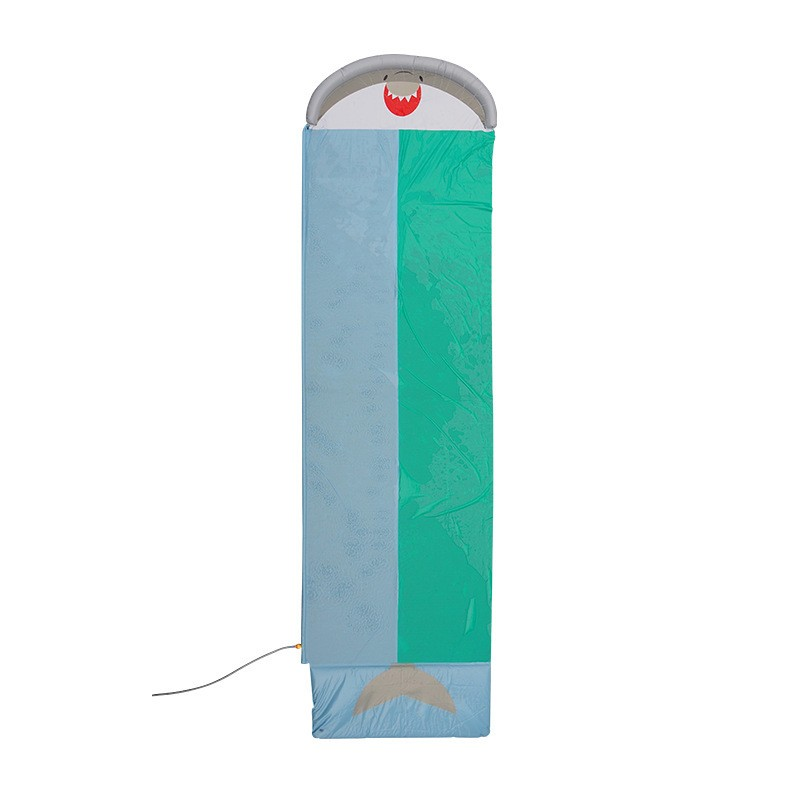 MH870 Interactive Shark Whale Watermelon Water Spray Outdoor Double Children's Water Slide Toy Plastic Inflatable Water Play Toy Water Spray Pad