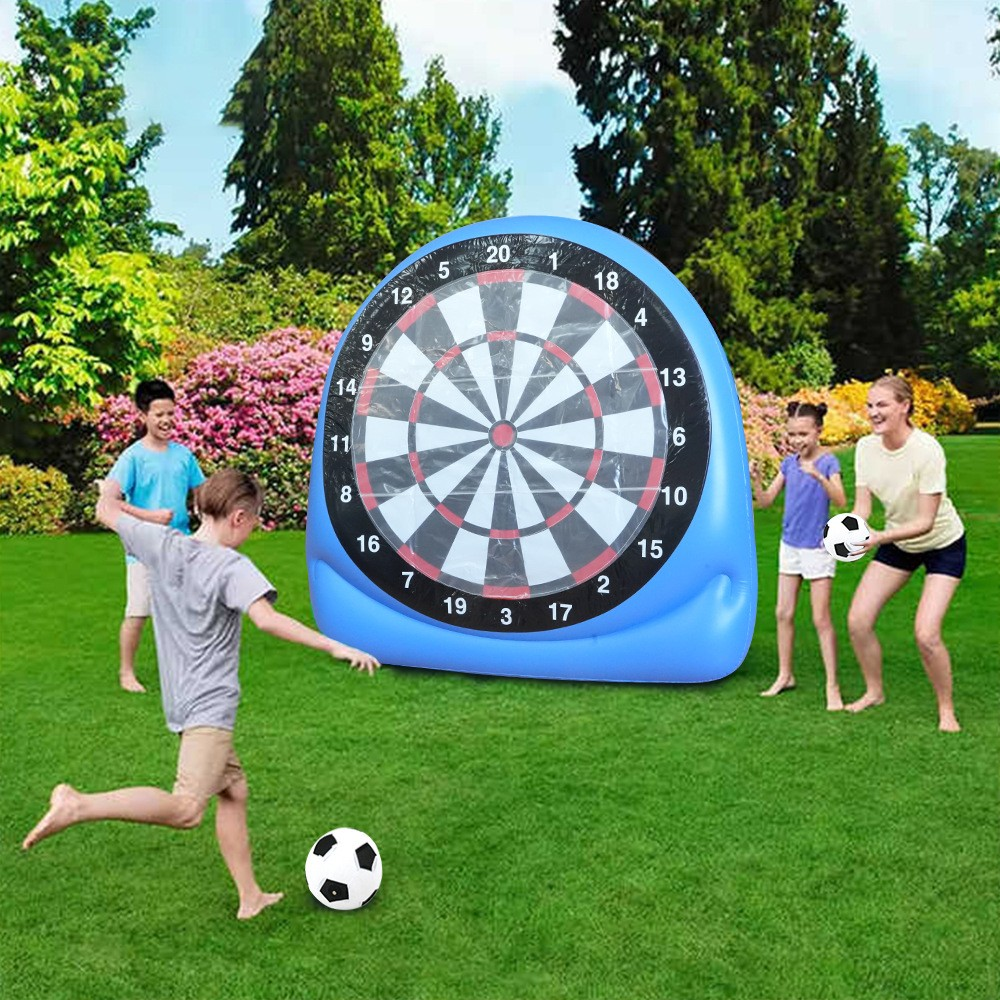 MH873 Sports Games Inflatable Football Target Fun Shooting Game Football Outdoor Amusement Park Inflatable Large Football Target